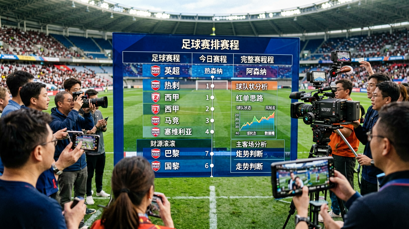 足球赛程安排与时间表图片